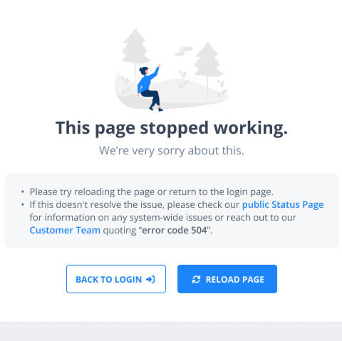 Error Pages 404, 504 Designs